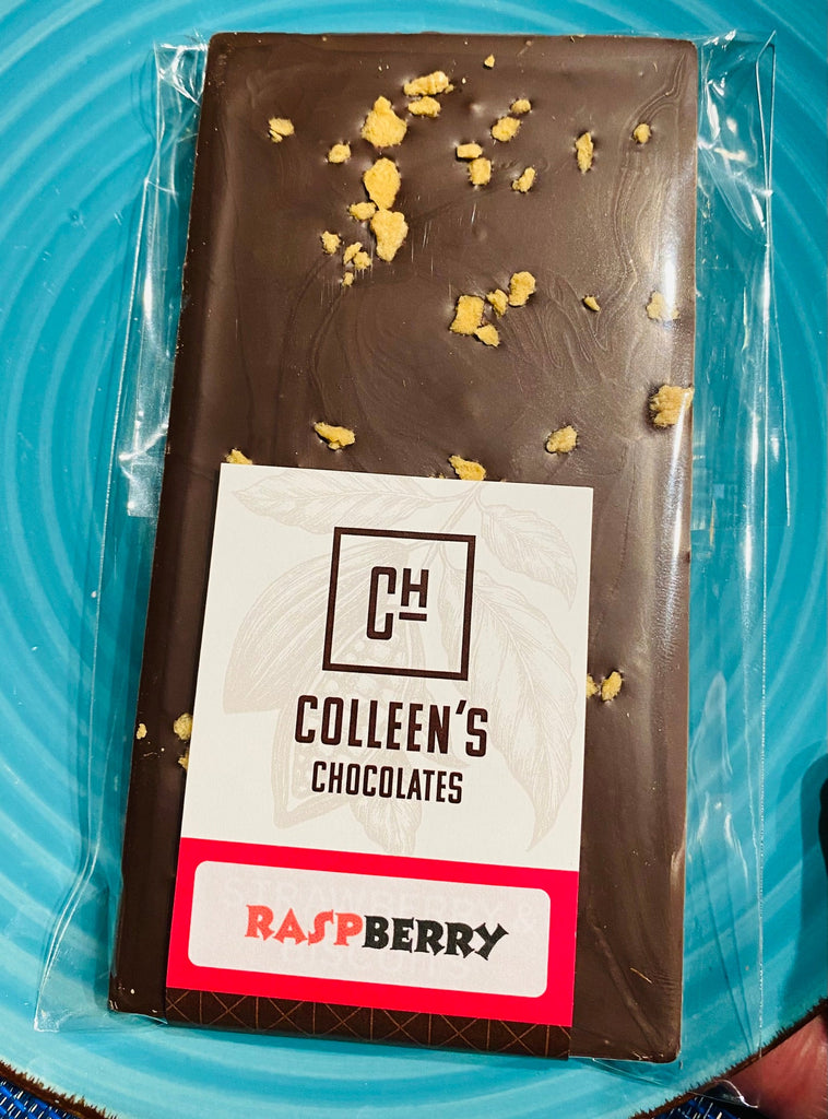 Raspberry Bar - Colleen's Chocolates