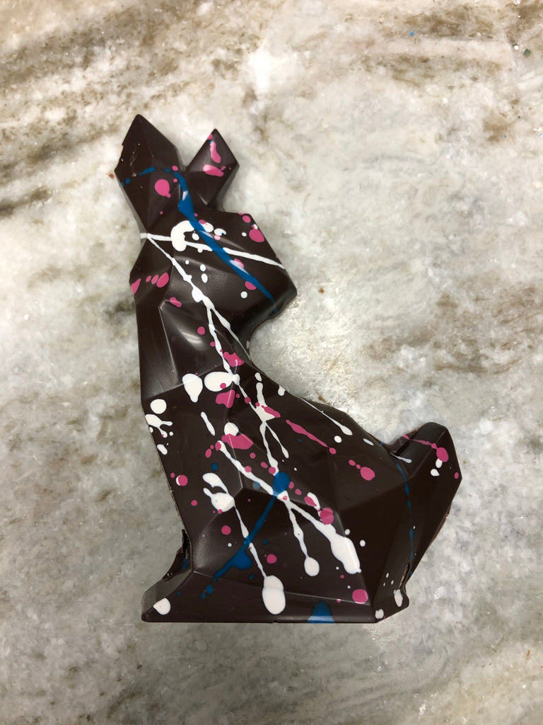 Geometric Bunny - filled - Colleen's Chocolates