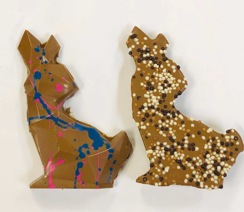 Geometric Easter Bunnies (Solid) - Colleen's Chocolates