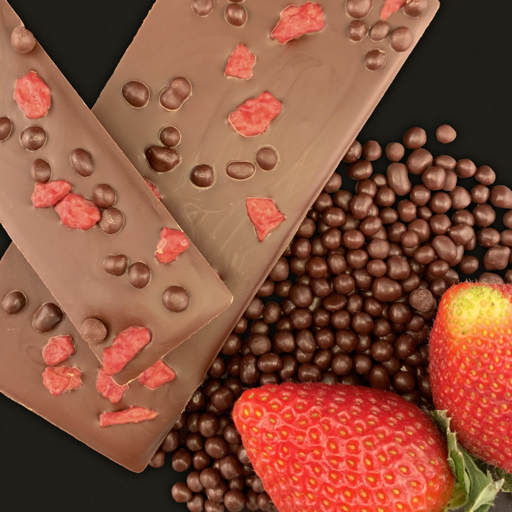 Strawberries & Biscuits - Dark Chocolate V/GF - Premium  from Colleen's Chocolates - Just $5! Shop now at Colleen's Chocolates